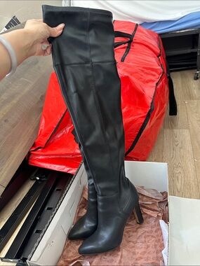 Franco Sarto Over-the-Knee High Heel Boots - Women's Elegant Thigh Boots